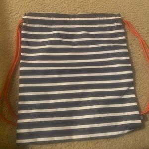 GAP Kids Striped Bag with Orange Drawstrings